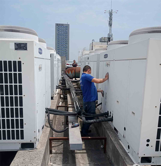 盘锦市中央空调制热和不制冷系统维修方法